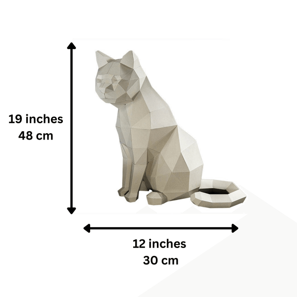 Papercraft World 3D Cat Model
