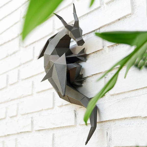 Papercraft World 3D Dragon Wall Art & Decor