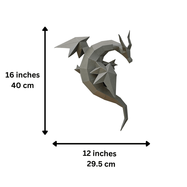 Papercraft World 3D Dragon Wall Art & Decor