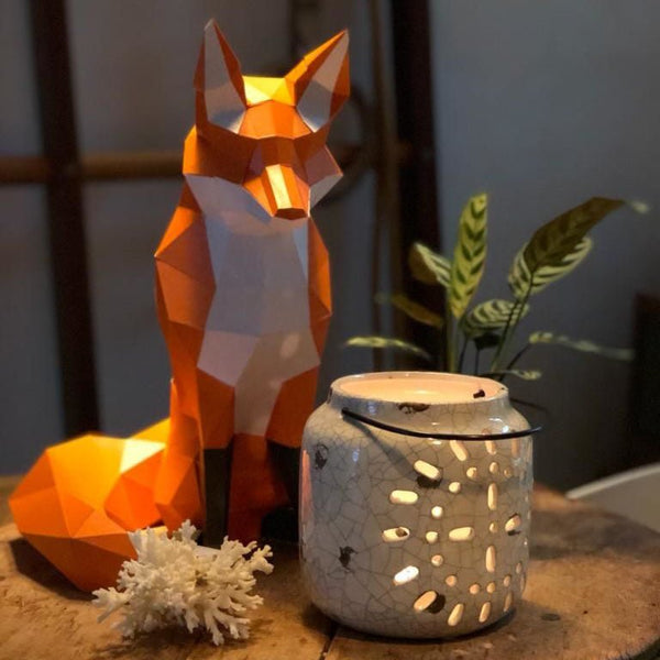 Papercraft World 3D Fox Papercraft For Home Decor