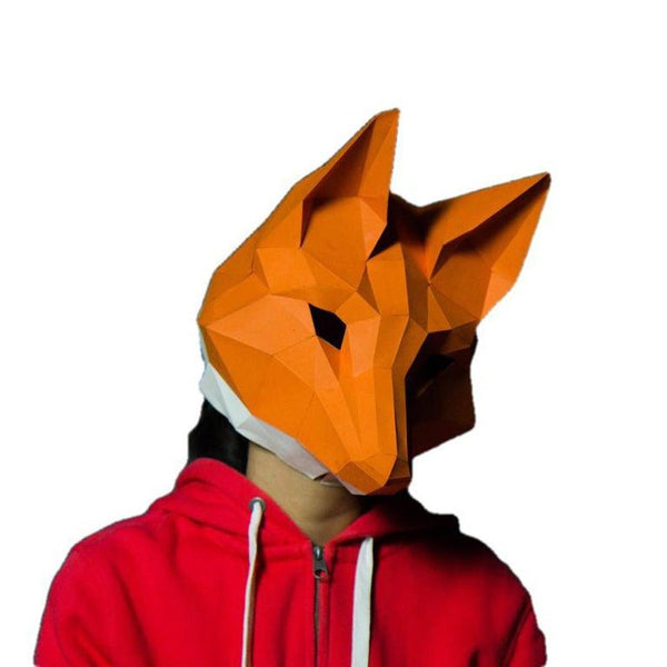 Papercraft World 3D Paper Fox Mask