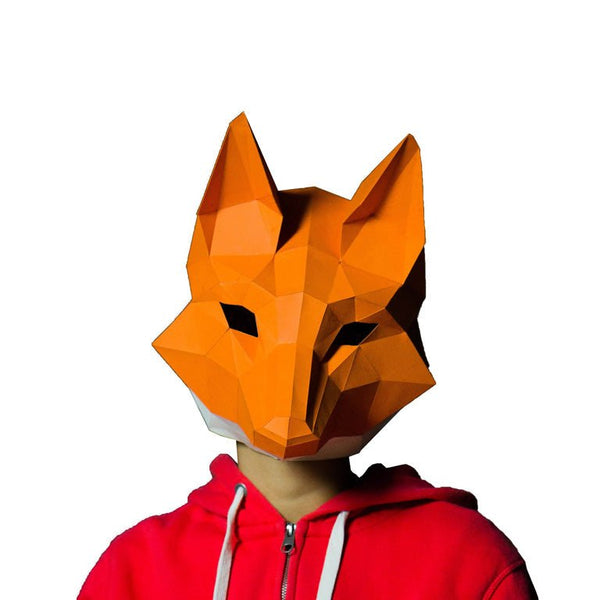 papercraft world 3D Paper Fox Mask