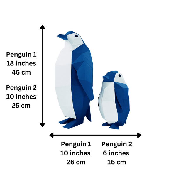 Papercraft World 3D Penguin Model