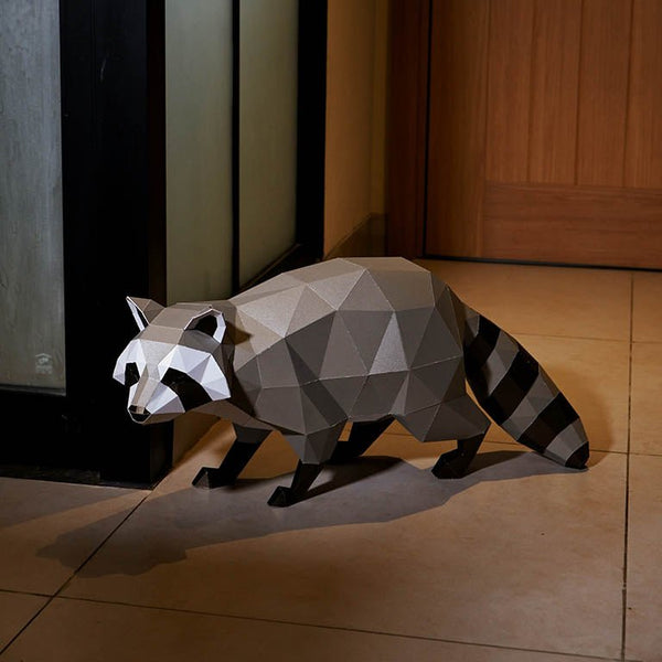 Papercraft World 3D Raccoon DIY Papercraft