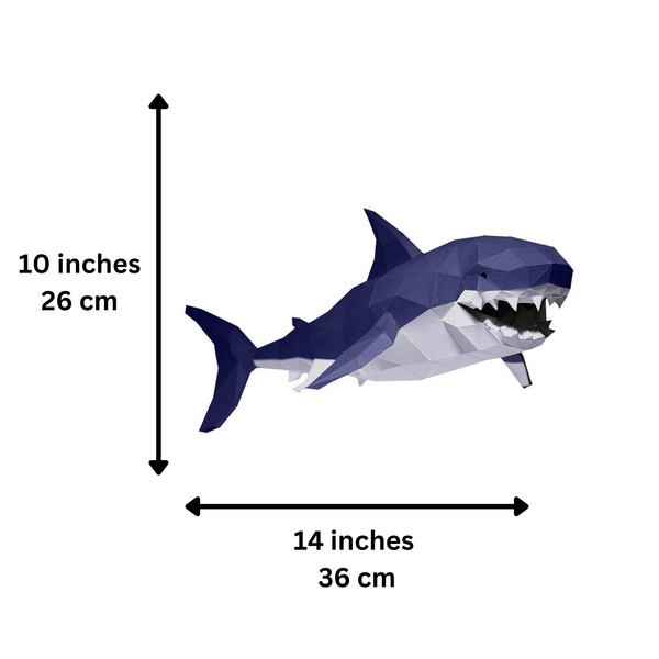 Papercraft World 3D Shark Model