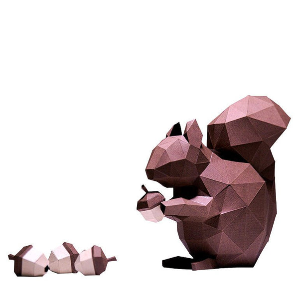 Papercraft World 3D Squirrel Model