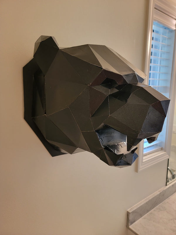 Papercraft World Black Panther Papercraft Wall Art