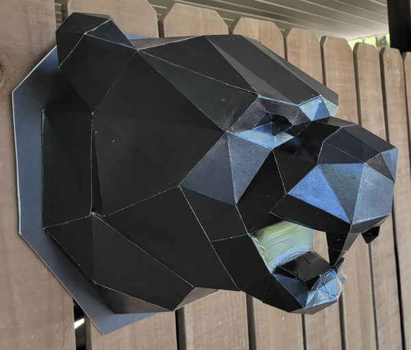 Papercraft World Black Panther Papercraft Wall Art