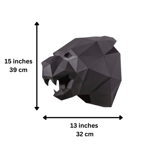 Papercraft World Black Panther Papercraft Wall Art