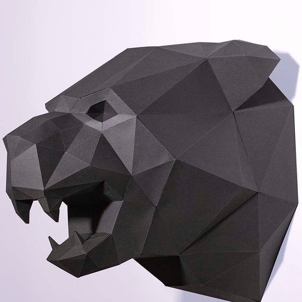 papercraft world Black Panther Papercraft Wall Art