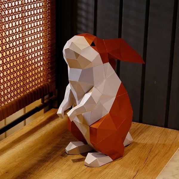 Papercraft World Bunny Model - Digital PDF Template