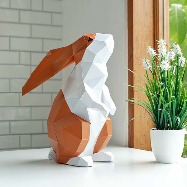 papercraft world Bunny Model - Digital PDF Template
