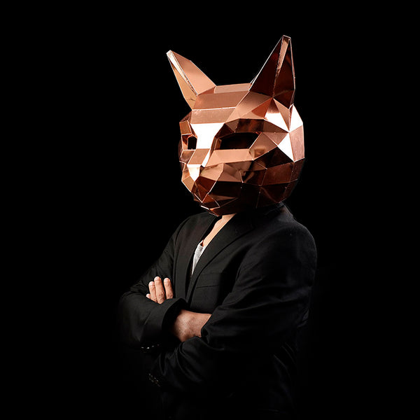 Papercraft World Cat Mask