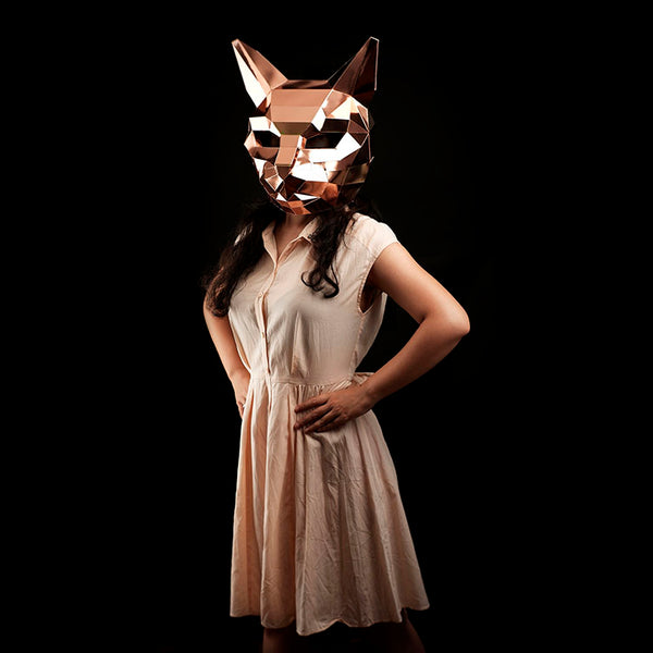 Papercraft World Cat Mask