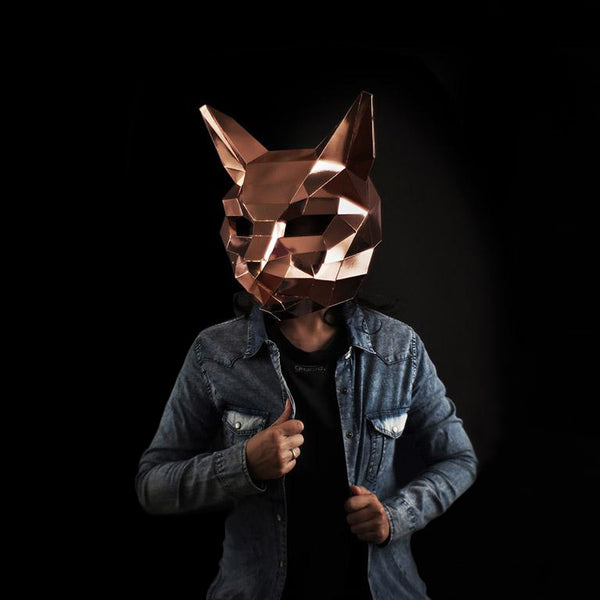 Papercraft World Cat Mask