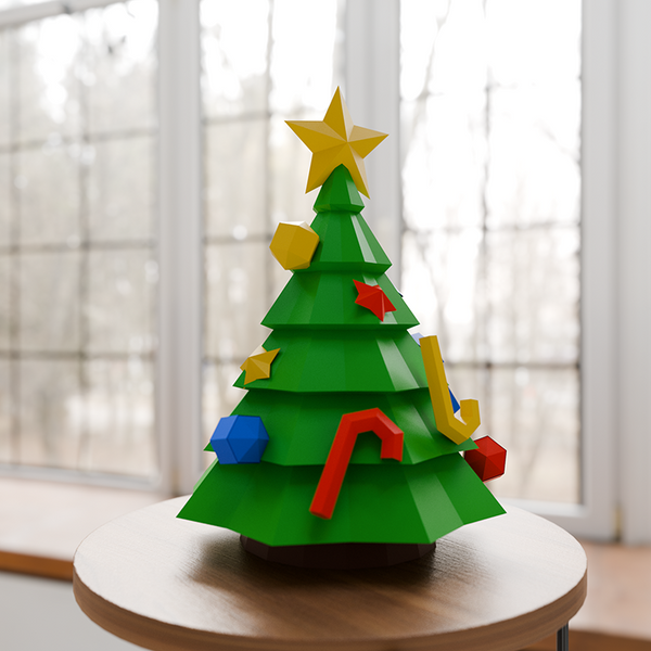 papercraft world Christmas Tree