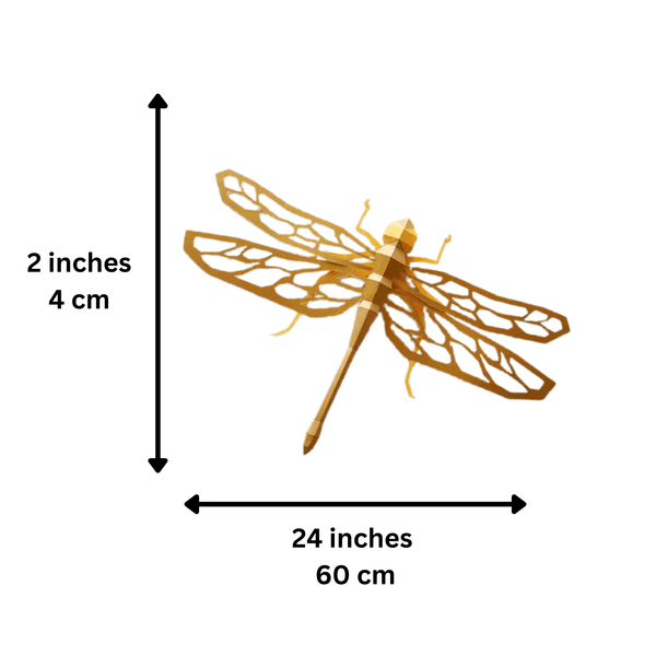 Papercraft World Dragonfly Papercraft Wall Art