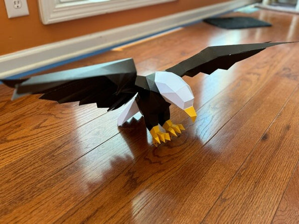 Papercraft World Eagle Wall Art