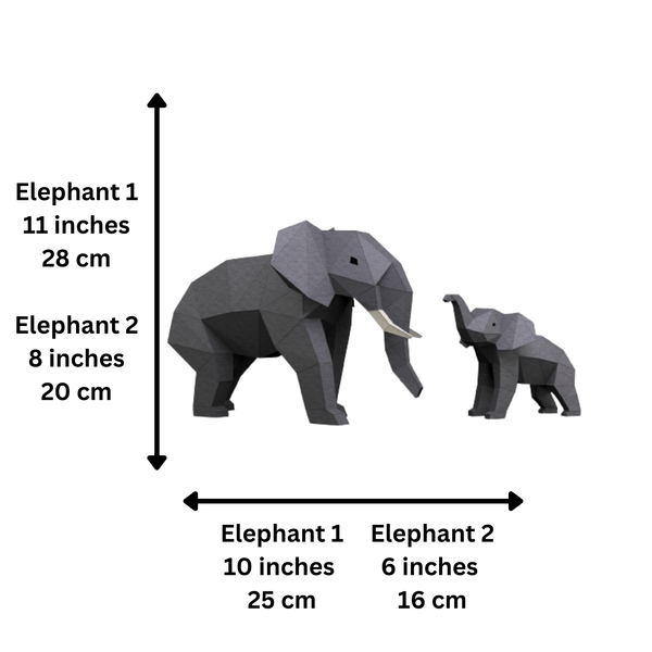 Papercraft World Elephants Model