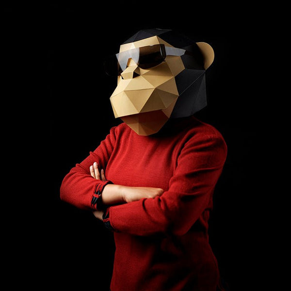 Papercraft World Gorilla Mask