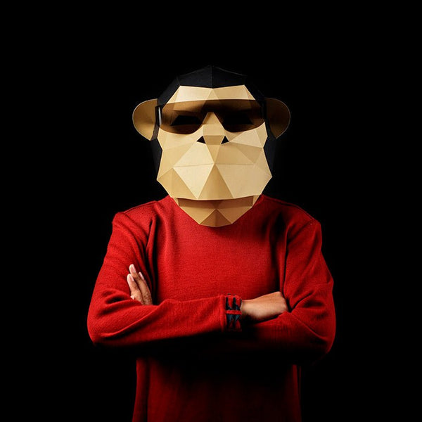 Papercraft World Gorilla Mask