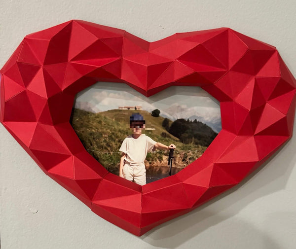 papercraft world Heart Photo Frame Wall Art