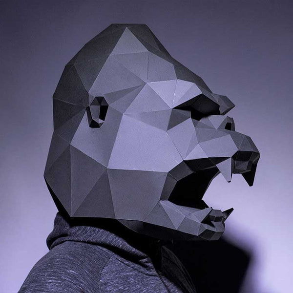 Papercraft World King Kong Mask
