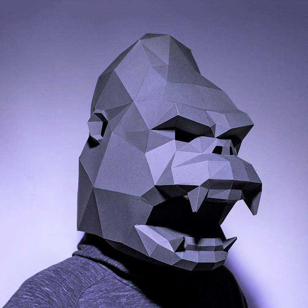 papercraft world King Kong Mask