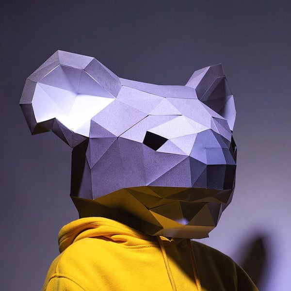 papercraft world Koala Mask