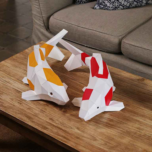 papercraft world Koi Fish - Digital PDF Template