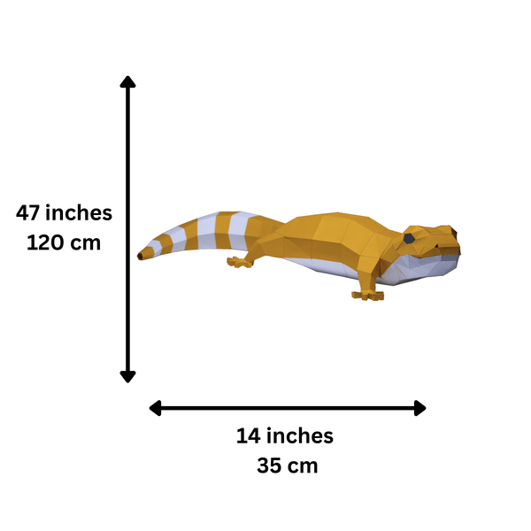 Papercraft World Leopard Gecko Model