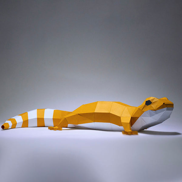 papercraft world Leopard Gecko Model