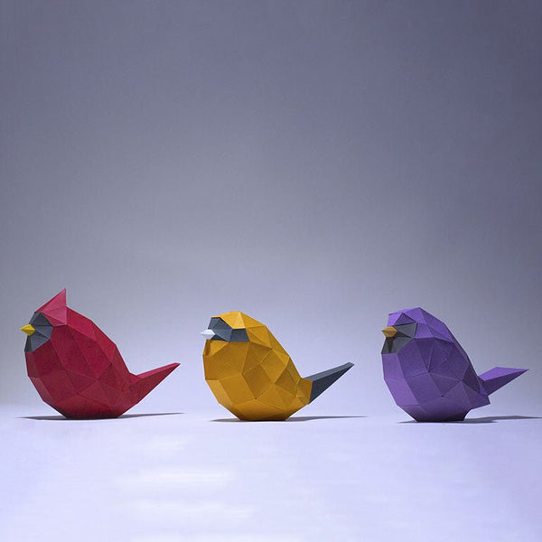 papercraft world Low Poly Bird Model