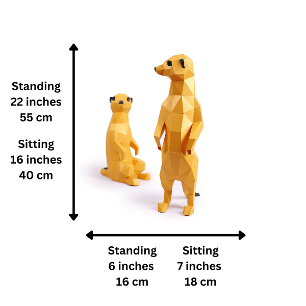 Papercraft World Meerkats 3D Paper Model