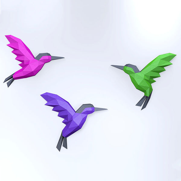 papercraft world New Hummingbird Wall Decor