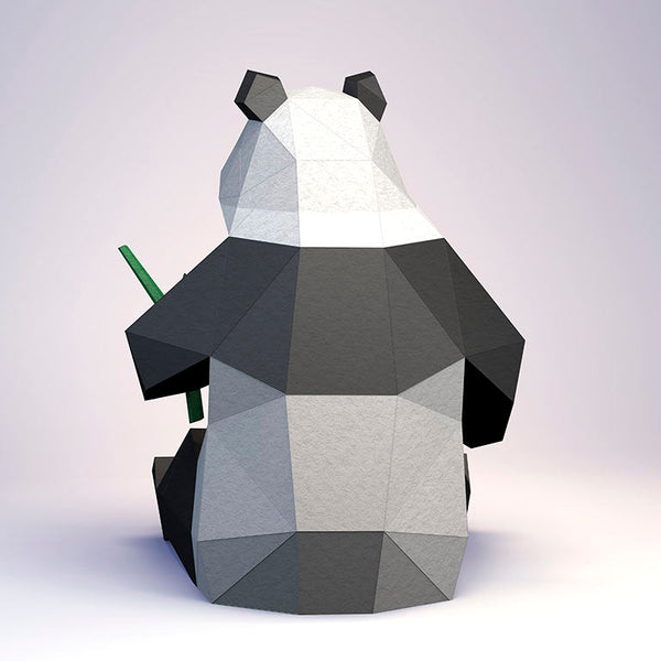 Papercraft World Panda Model - Digital PDF Template