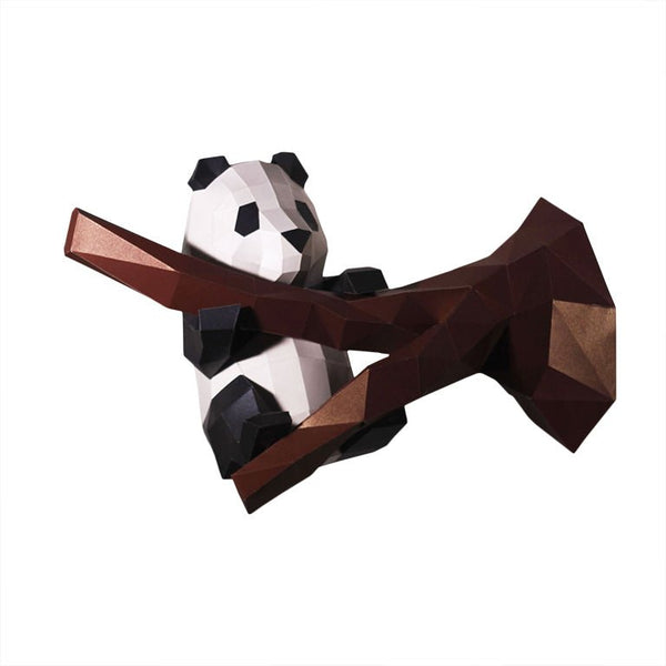 Papercraft World Panda Model Paper Wall Art