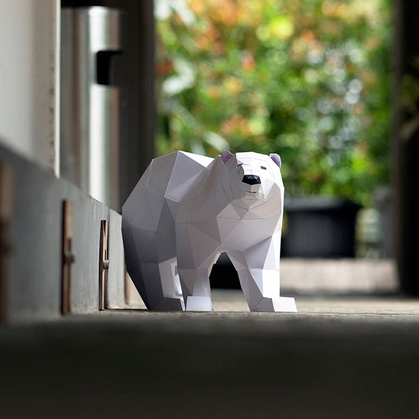 papercraft world Polar Bear - Digital PDF Template