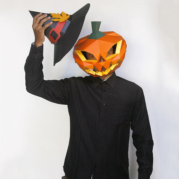 papercraft world Pumpkin Mask