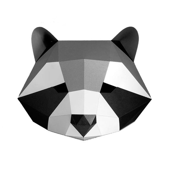 Papercraft World Raccoon Mask (For Children)