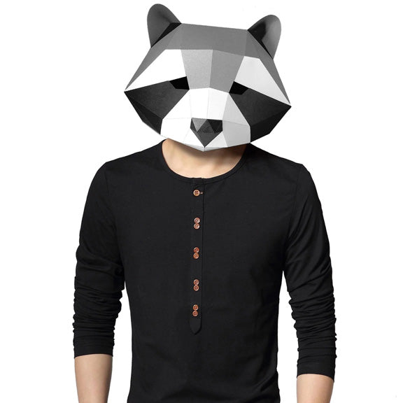 Papercraft World Raccoon Mask (For Children)