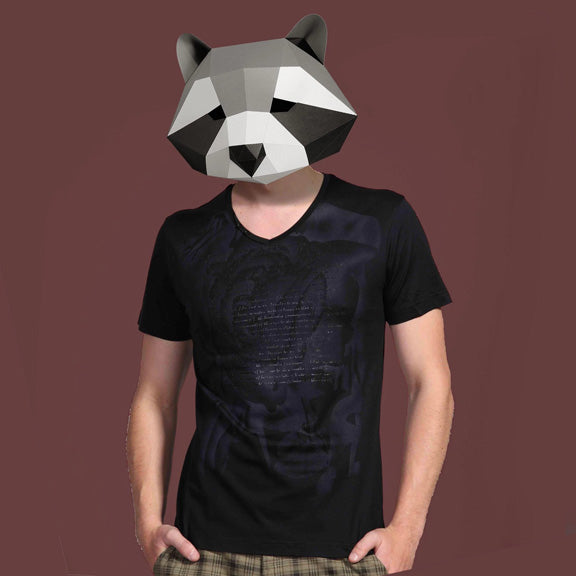 Papercraft World Raccoon Mask (For Children)