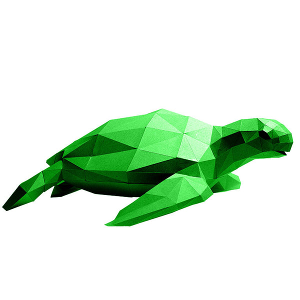 Papercraft World Sea Turtle 3D Model