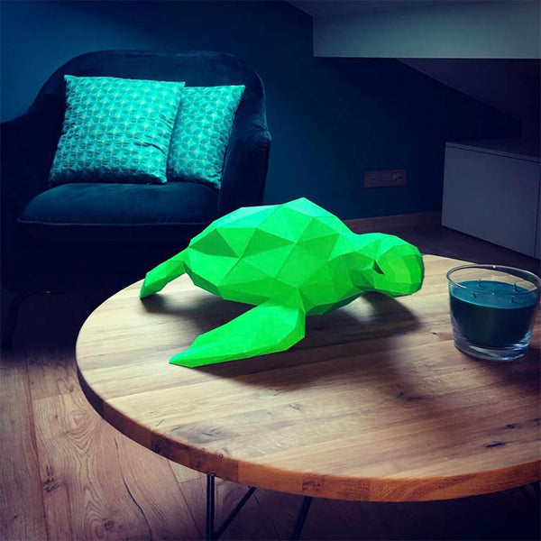 papercraft world Sea Turtle 3D Model