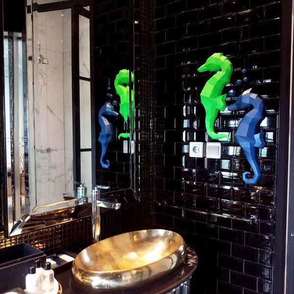 papercraft world Seahorses Wall Art