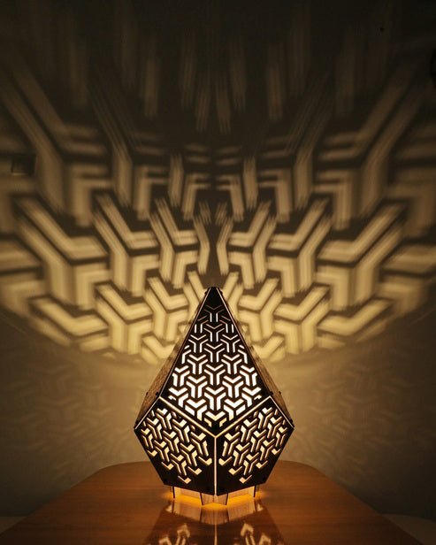 Papercraft World SINAR Arrow Table Lamp