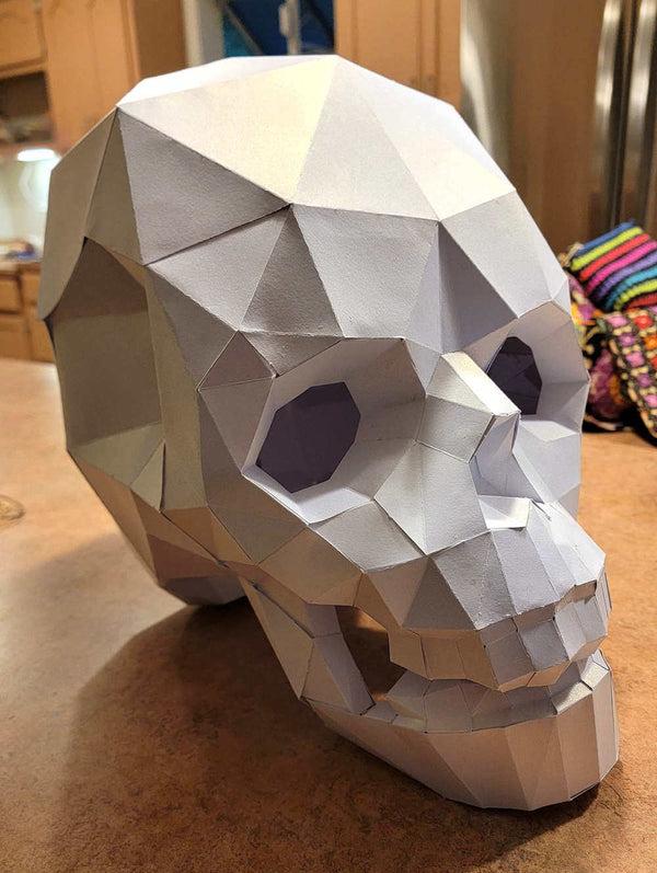 Papercraft World Skull Decor (DIY Papercraft)