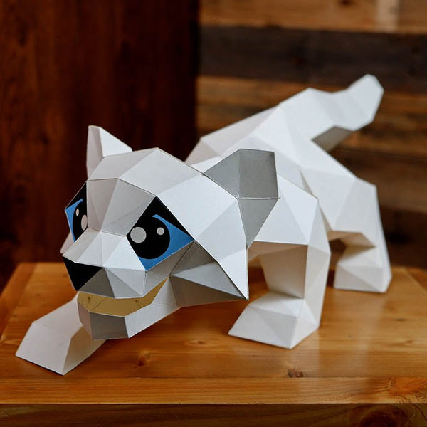 Papercraft World Snow Leopard Model