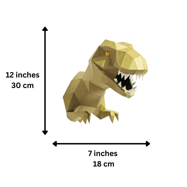 Papercraft World T-Rex Wall Art