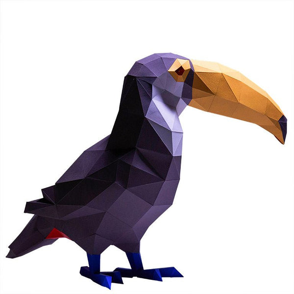 Papercraft World Toucan 3D Model